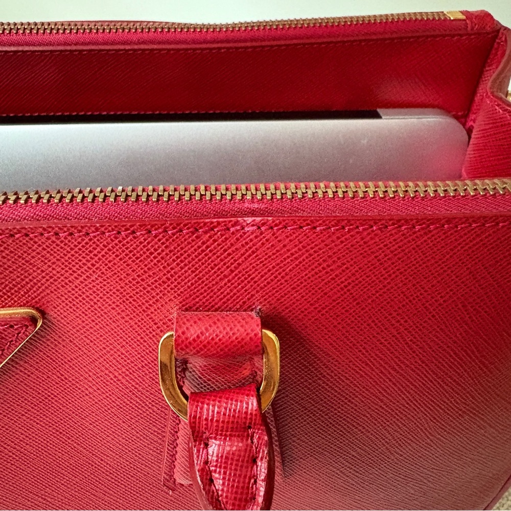 ❤️SOLD❤️❤️Prada Galleria large Saffiano double zip leather bag - Picture 15 of 16